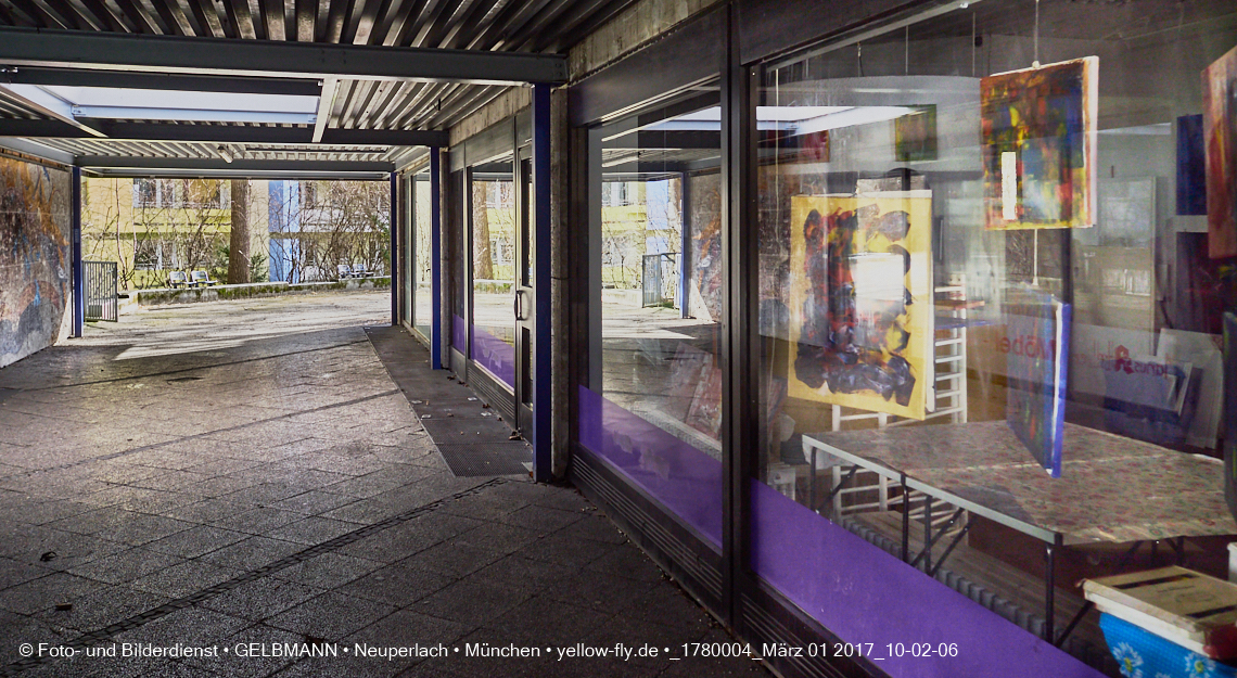 01.03.2017 - die Abrissbaustelle Quiddezentrum in Neuperlach